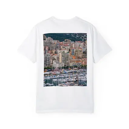Monaco Harbor Skyline Hillside City View