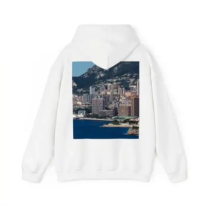 Monaco Skyline Coastal City Mountain View