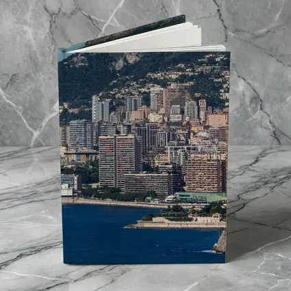 Monaco Skyline Coastal City Mountain View