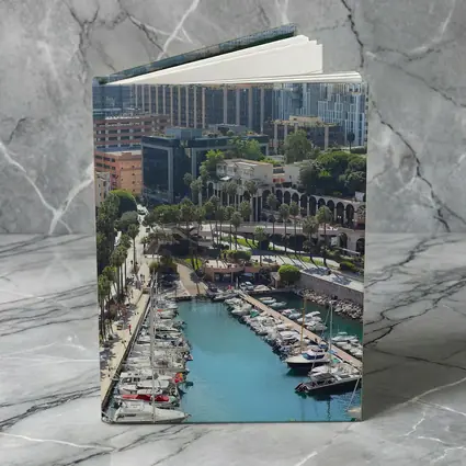 Monaco Harbor Aerial View With Yachts