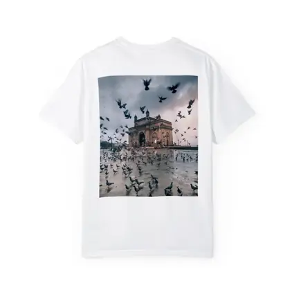 Gateway of India Mumbai Pigeons Storm
