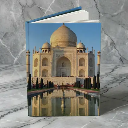Taj Mahal Reflecting Pool Blue Sky