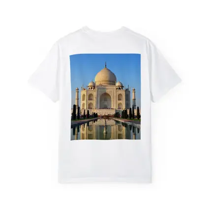 Taj Mahal Reflecting Pool Blue Sky