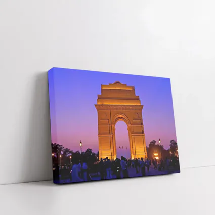 India Gate New Delhi Dusk Sky
