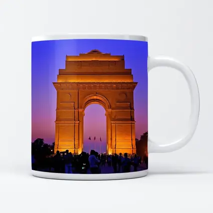 India Gate New Delhi Dusk Sky
