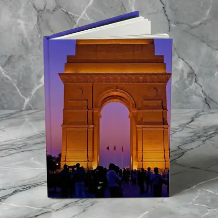 India Gate New Delhi Dusk Sky