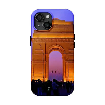 India Gate New Delhi Dusk Sky