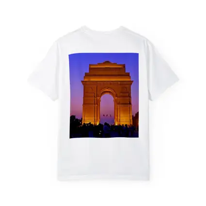 India Gate New Delhi Dusk Sky