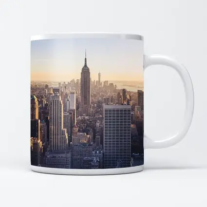 New York City Skyline Empire State Sunset