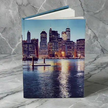 Manhattan Skyline Across East River Dusk