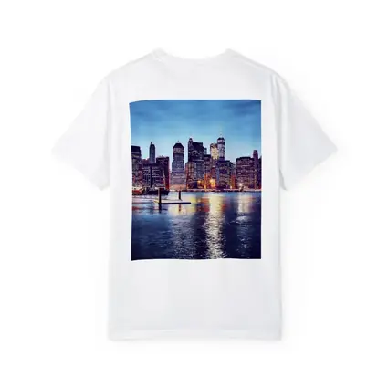 Manhattan Skyline Across East River Dusk