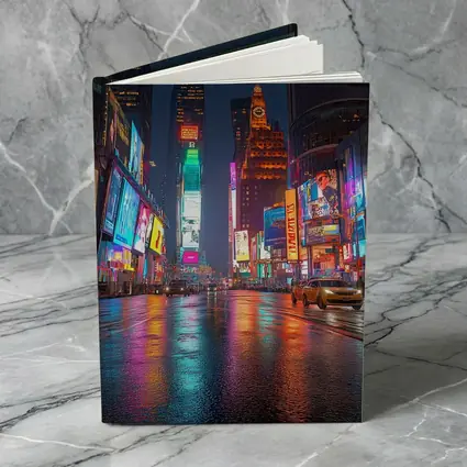Times Square New York City Rainy Night