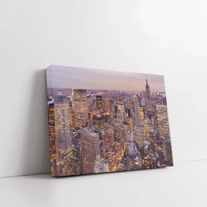 New York City Skyline At Dusk