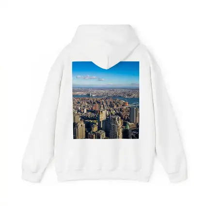 New York City Aerial Skyline Brooklyn Bridge View