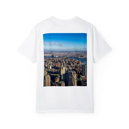 New York City Aerial Skyline Brooklyn Bridge View