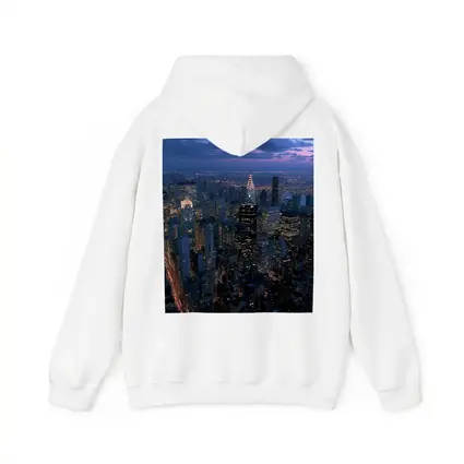 New York City Skyline At Dusk Aerial