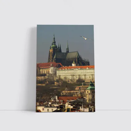 Prague Castle Cathedral Gothic Skyline View