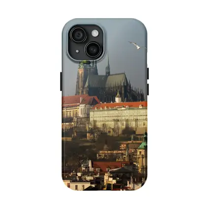 Prague Castle Cathedral Gothic Skyline View