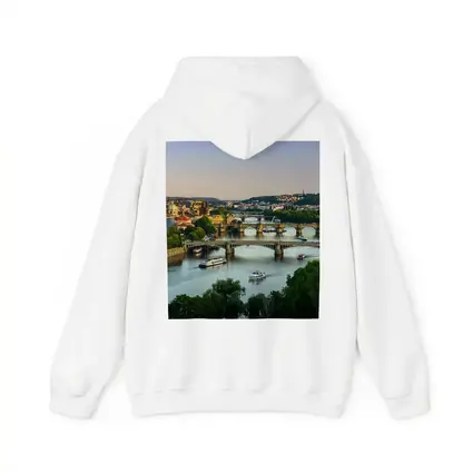 Prague Bridges Over Vltava River Skyline