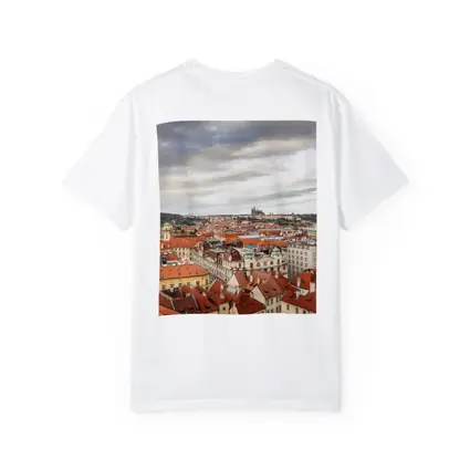 Prague Old Town Red Rooftops Skyline View