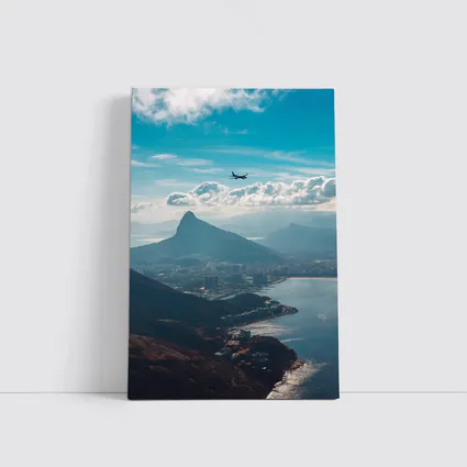 Rio de Janeiro Aerial View Plane Mountains