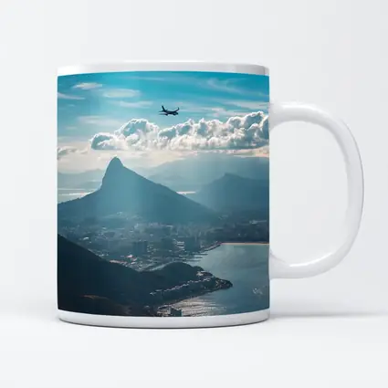 Rio de Janeiro Aerial View Plane Mountains