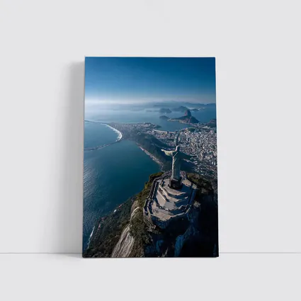 Christ the Redeemer Rio de Janeiro Aerial View