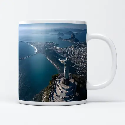 Christ the Redeemer Rio de Janeiro Aerial View