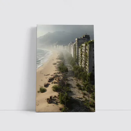 Abandoned Copacabana Beach Overgrown City Ruins