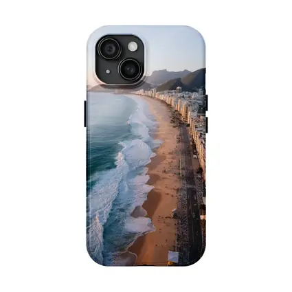 Copacabana Beach Rio De Janeiro Aerial View