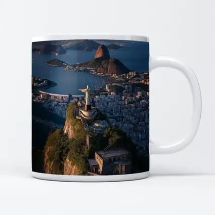 Christ the Redeemer Rio de Janeiro Aerial View