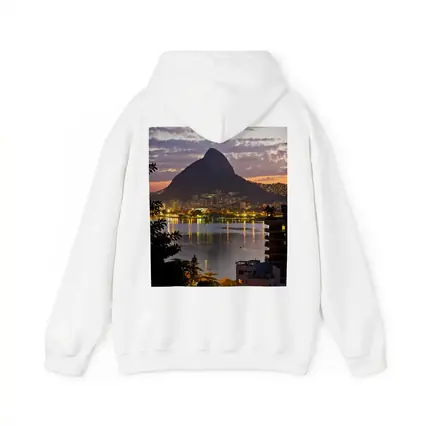 Rio de Janeiro Lagoon Sunset Mountain City