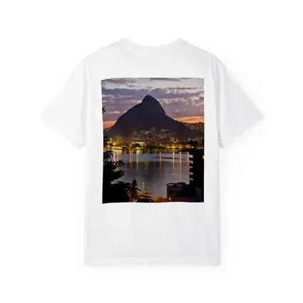Rio de Janeiro Lagoon Sunset Mountain City