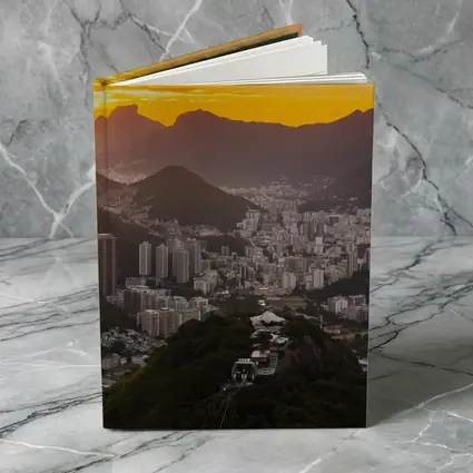 Rio de Janeiro Sunset Golden Sky Cityscape