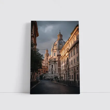 Rome Street Church Dome Moody Sky