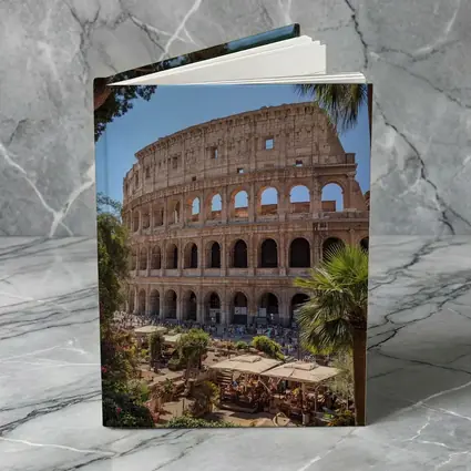 Rome Colosseum Ancient Landmark Sunny Day
