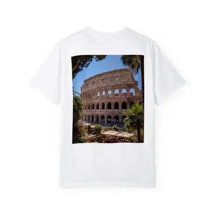 Rome Colosseum Ancient Landmark Sunny Day
