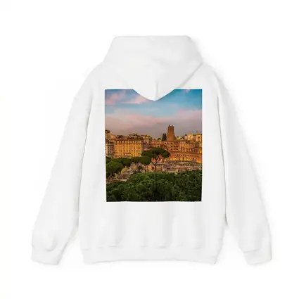 Rome Italy Skyline at Golden Sunset