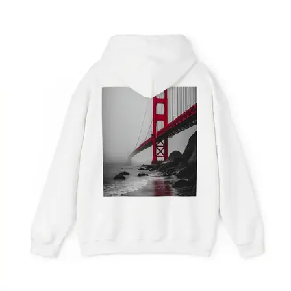 Golden Gate Bridge Red Foggy San Francisco