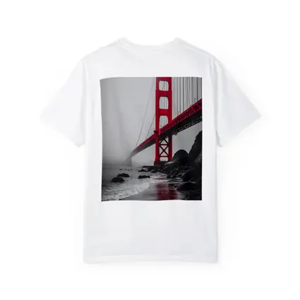 Golden Gate Bridge Red Foggy San Francisco