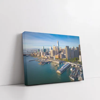 San Francisco Skyline Aerial Waterfront Bay View