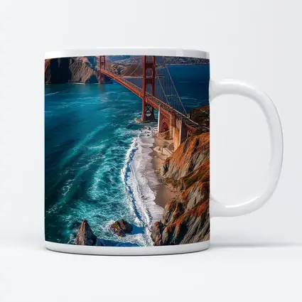 Golden Gate Bridge San Francisco Coastal View