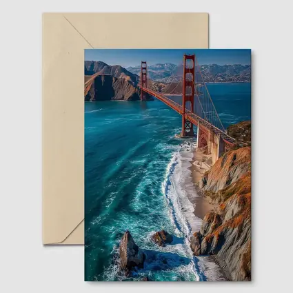 Golden Gate Bridge San Francisco Coastal View