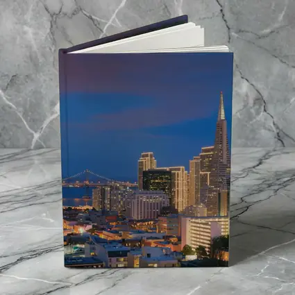 San Francisco Skyline At Blue Hour Dusk