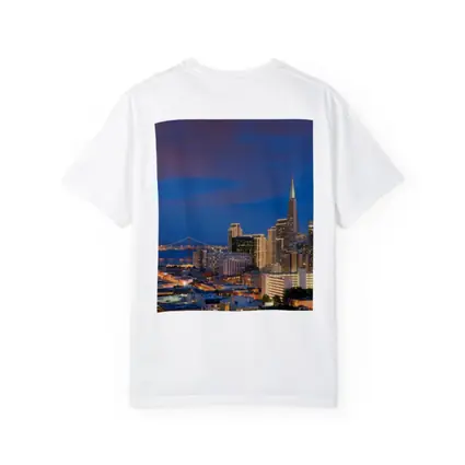 San Francisco Skyline At Blue Hour Dusk