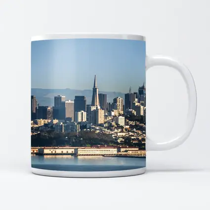 San Francisco Skyline Bay Aerial City View