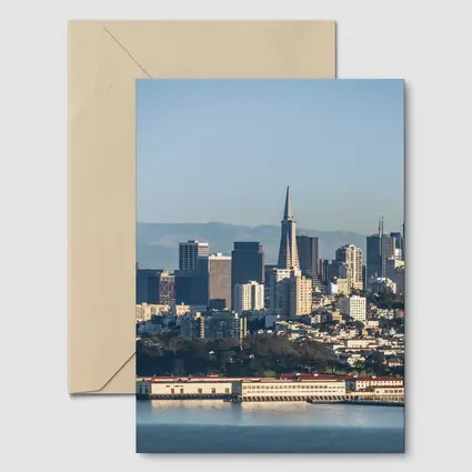 San Francisco Skyline Bay Aerial City View