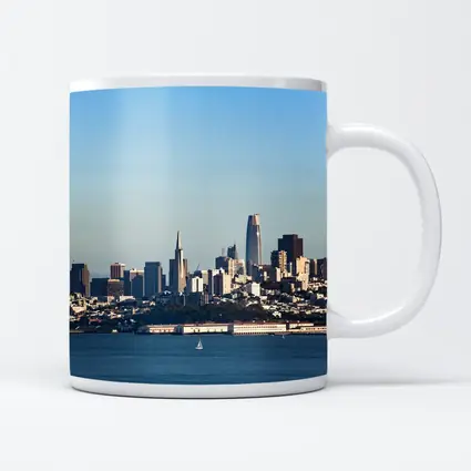 San Francisco Skyline Bay Water Clear Sky