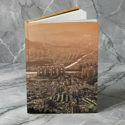 Seoul South Korea City Aerial Sunset View