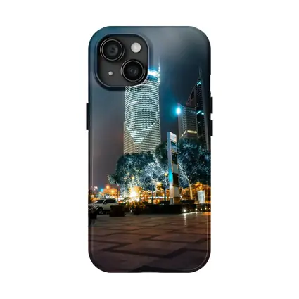 Shanghai Pudong Skyline Oriental Pearl Tower Night